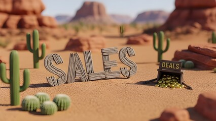 A Miniature World Representing Departments as Biomes