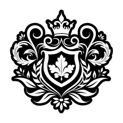 Fototapeta premium Glyph Style Royalty Symbols