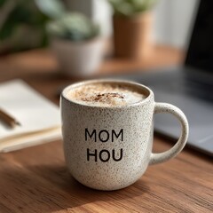 Coffee Mug Laptop Cozy Vibes High Resolution Picture