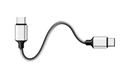 High speed reversible USB Type C to USB Type C connector cable for modern electronic devices, perfect for data transfer and charging applications.