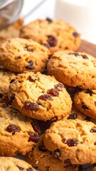 Delicious Homemade Raisin Cookies - A Sweet Treat.