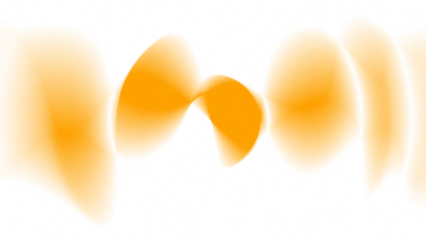 Flowing Golden Orange Abstract Waves with Soft Motion Effect