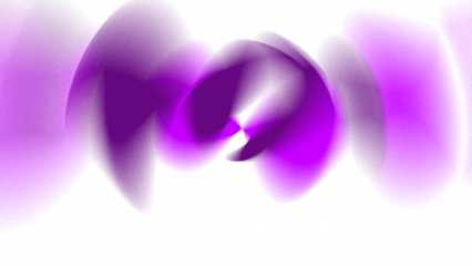 Dynamic Purple Abstract Motion Blur on transparent Background