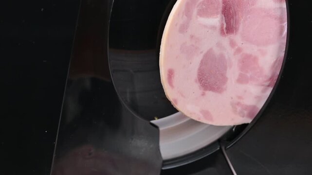 ham slicer cutting ham