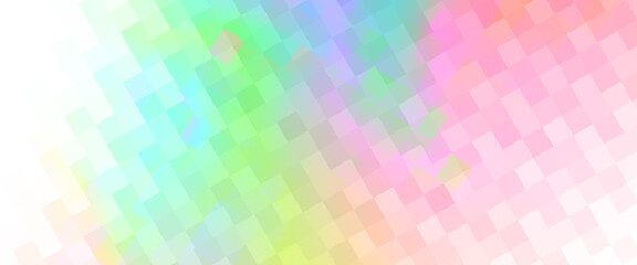 Dark Multicolor, Rainbow vector blurry rectangular background. Geometric background in square style with gradient. The pattern can be used for brand-new background.