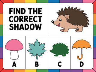 Educational Find Correct Shadow Game