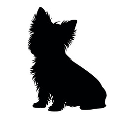 Silhouette of a Small Dog