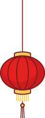 Chinese new Year 2026 red lanterns