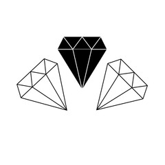 diamond icon vector illustration