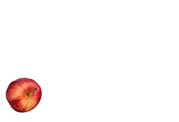 red apple with transparent background