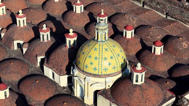 C&uacute;pulas de la capilla real de Cholula, Puebla