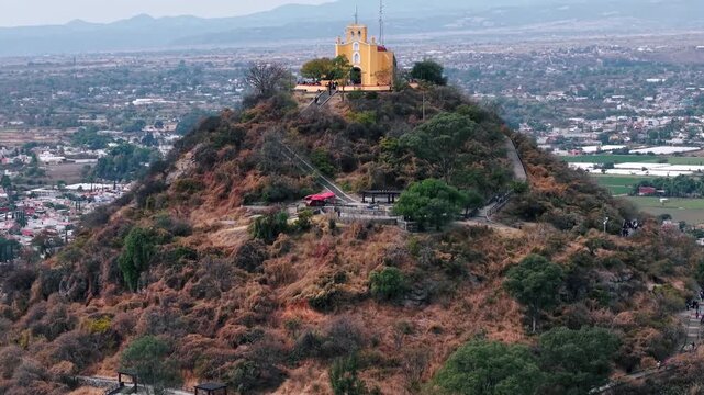 Cerro de San Miguel en Atlixco, Puebla Mexico