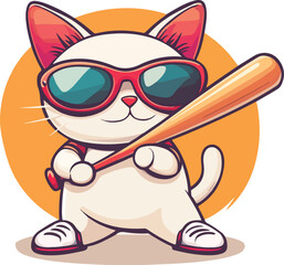 Cute cartoon illustration of a happy dog with a bone and a funny kitten character, featuring a smiling domestic pet animal and baby pig isolated on a white background as a vector art drawing