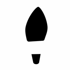 Women Shoes Print Silhouette Icon Image