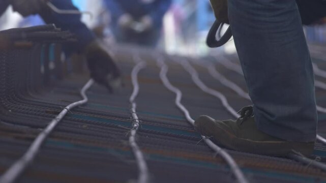 Construction Blueprint Detail - Building Design Plan Close-Up