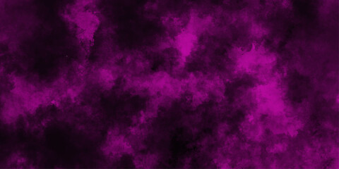 Abstract black and purple fantasy watercolor background abstract fire flame grunge texture background .Old vintage grunge pattern distressed purple painted smoky textured teal color powder Sugarplum.