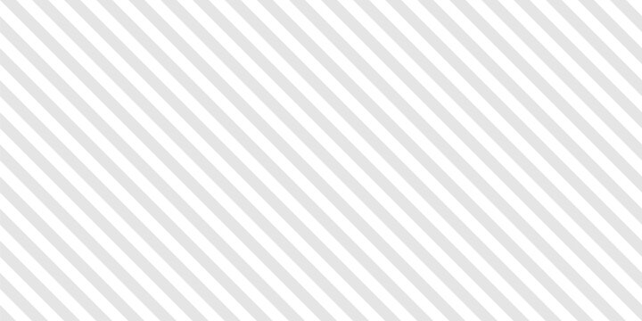 Simple vector stripes texture. Subtle grey and white seamless pattern with thin diagonal lines, 45 degrees inclination. Abstract minimal striped background. Basic minimalist ornament. Repeated design