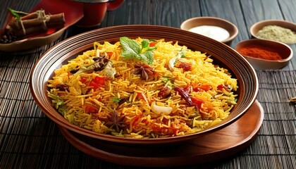 Biryani &ndash; Fragrant Indian Rice Dish with Aromatic Spices and Rich Flavors