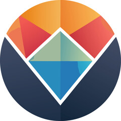 3D vector illustration of a colorful business pie chart circle design for financial data reports and marketing statistics growth concepts