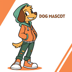 A smiling teenager boy and girl character carrying school bags and a skateboard in a fun cartoon vector illustration drawing of children 