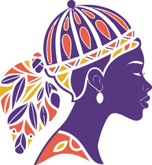 Colorful vector illustration of a woman with an umbrella featuring a seamless floral pattern design for an autumn nature wallpaper or holiday card