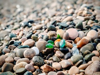 pebbles on the beach