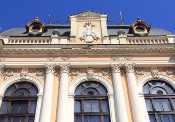 Fototapeta premium A view on District Court building faccade.