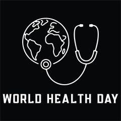 World Health Day: Caring for Every Life t-shirt design and vector