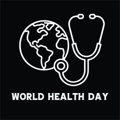 World Health Day: Caring for Every Life T-shirt Design and Vector.