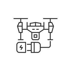 Drone Charger Plug Icon