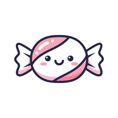 Adorable Candy Vector Illustration