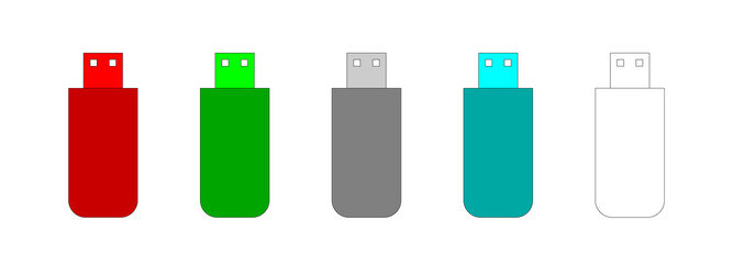 usb drive icon clipart flat designs.Png