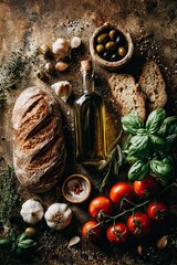 Healthy Cooking Concept: Mediterranean Style