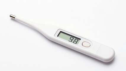Digital thermometer displaying a temperature of 98