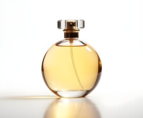 Perfume Atomizer Bottle Isolated on White Background