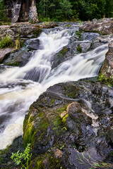 Obraz premium waterfall in the forest