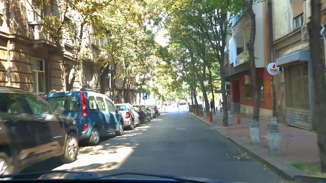 BELGRADE, SERBIA - AUGUST 18. 2024: Centre of the city of Belgrade