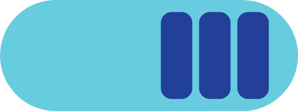 The switch to enable on the right side, long and round edge Button icon vector EPS. Toggle Switch Button Icon Vector EPS &ndash; ON Position Switch Enabled on Right Side. Modern UI Toggle Switch Vector