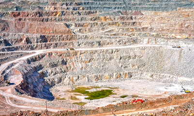 Open pit mine