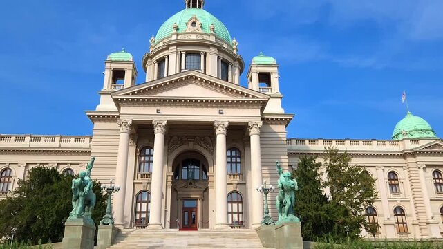 House of the National Assembly of the Republic of Serbia in Belgrade