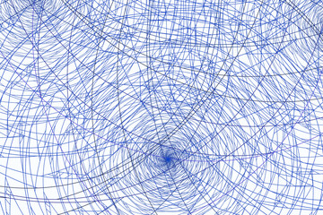 Obraz premium abstract background, blue lines with curves