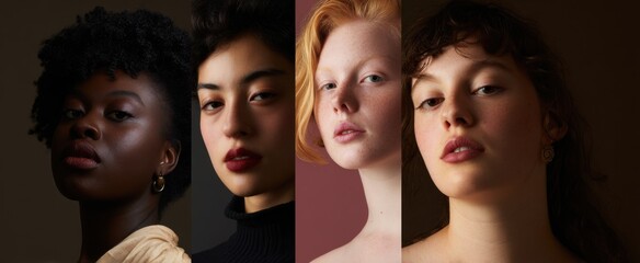 the natural beauty of varied figures embraces uniqueness and self-acceptance