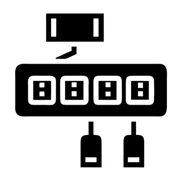 Security camera system with multiple channels for surveillance and digital video recording