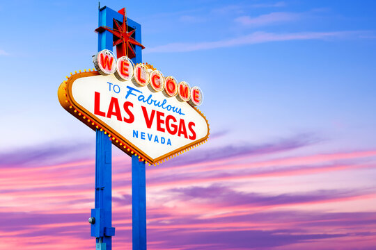 Las Vegas, Nevada, United States of America. 10-10-2025 Welcome to Fabulous Las Vegas Neon Sign	

