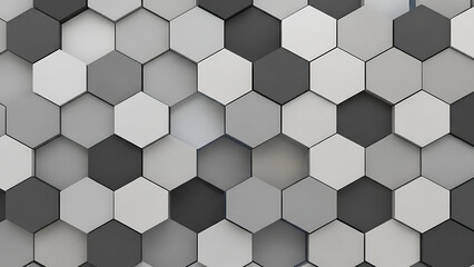 Geometric hexagon pattern