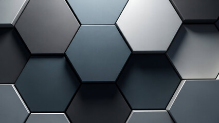 Naklejka premium Geometric hexagonal pattern