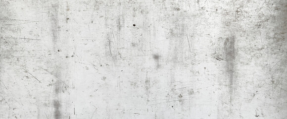 Weathered gray concrete surface showing distress marks and dirty texture © Kornienko Alexandr