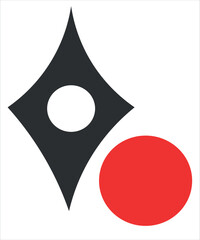 A bright, colorful circus-themed drawing
