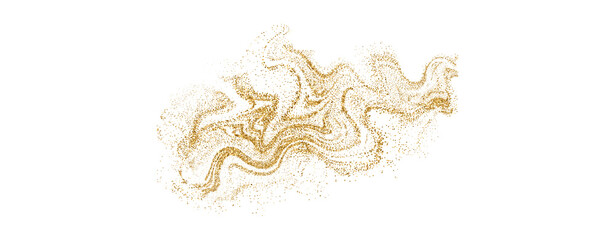 Hd transparent swirl gold particles 