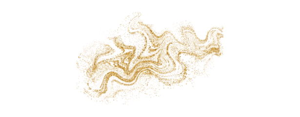Hd transparent swirl gold particles 